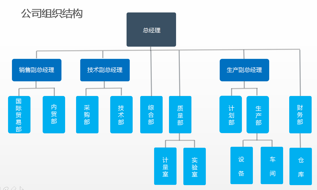 雙正回轉(zhuǎn)支承公司組織機構(gòu)